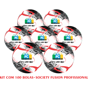 Kit 100 Bolas de Society Fusion Profissional 